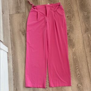 ALO Yoga Pink Eliminate midrise Trouser Pants